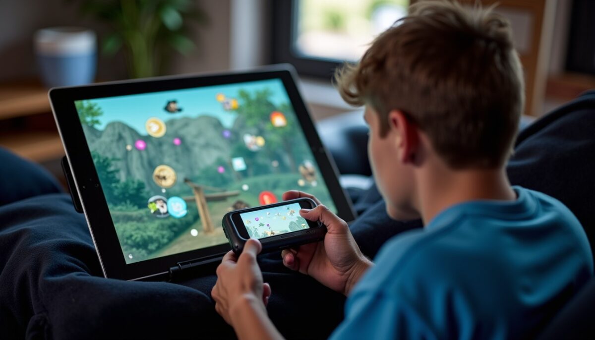 Jeux en déplacement : profiter du plein écran et du contrôle tactile pour une expérience optimale